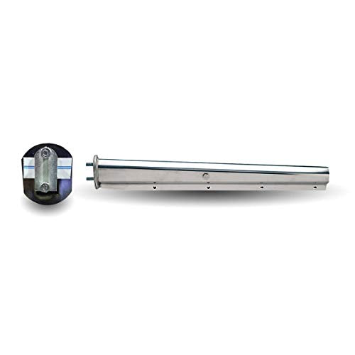 Trux Accessories TU-9259 Stainless Steel 33" Mudflap Hanger - 2 1/2" Bolt Spacing