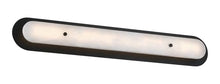 Eurofase Tramore 1-Light LED Outdoor Wall Sconce – 38" Powder Coat Black Art Deco Exterior Wall Light, Alabaster Shade, Wet-Rated for Porch, Patio & Entryway