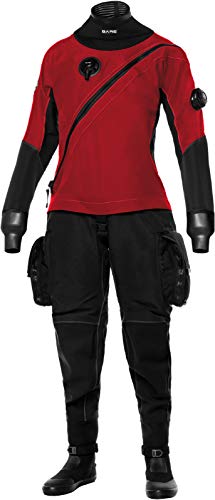Bare Women's X-Mission Evolution Tech Drysuit Red
