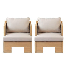 Outdoor Furniture Set, 2 PCS Patio Armchairs, Outside Club Chair Set of 2