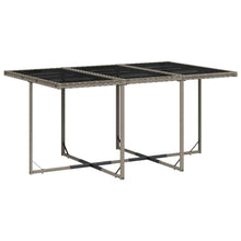 AMBERARD Patio Dining Set Set of 10 Gray Furniture Set