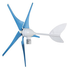 3800W Horizontal Axis Wind Turbine Generator Kit 1500W 12V 24V 48V Wind Turbine + Wind And Solar Hybrid Controller + 2000W Inverter + 150W *2 Solar Panel Household Marine Street Light (Color : 12V)