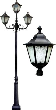 DABMAR LIGHTING INC 8123-B-MT Lantern Fixture 3 Light