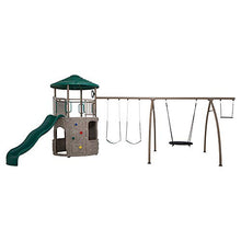 Lifetime Adventure Tower Swing Set with Spider Swing Earthtone