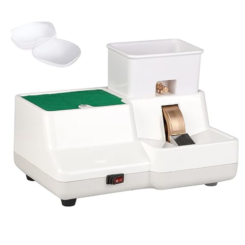 CHANGLKJ Optical Lens Edger Machine, Manual Optical Lens Grinder with Diamond Grinding Wheel, High Efficiency and Adjustable Water Volume, Durable and Sturdy, Saving Time Effort, for Resin, Glass
