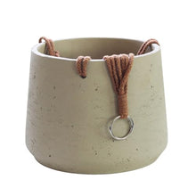 SDREYKUF Wall Hanging Cement Pot Plant Basket Balcony Orchid