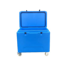 Wide Wheeled Dry Ice Cooler Chest Large Insulated Dry Ice Storage Box