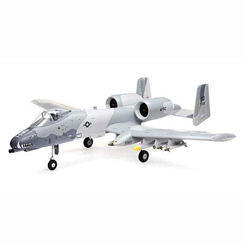E-flite RC Airplane A-10 Thunderbolt II Twin 64mm EDF BNF Multicolor
