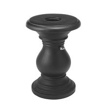 Christopher Knight Home Oriana MGO Outdoor Patio Side Table Umbrella Base, Heavy Duty Patio Umbrella Stand Outdoor Base with Hand-Turn Tightening Knob, Lounger Small Patio Coffee Table, Black