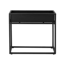 Yellulu Metal Elevated Planter Box, 28" H Raised Garden Bed with Legs, Tall Rectangle Planter with Drainage System, Outdoor Indoor Elevated Garden Box for Vegetable Flower Herb Fruit (4, Black-28 H)