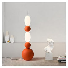 SONGCHAO Reading Light Simple Floor Lamp Bedroom Living Room Sofa Decorative Light Atmosphere Light Vertical Ball Floor Lamp (Without Light Source) Floor Lamps for Living Room