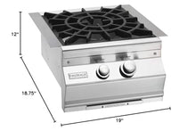 Fire Magic Aurora Built-In Power Burner with Grid, Natural Gas (19-SLB2N-0)