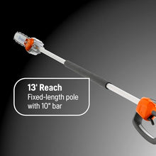 Husqvarna 530iP4 10 Inch Professional Battery Pole Saw, Tree Limb Cutter