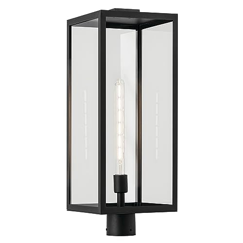 Kichler Branner Outdoor Post Light, Textured Black