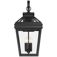Stratton Street 27" Black Traditional Outdoor Lantern Wall Light Fixture