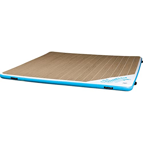 Connelly CWB Party Cove Dock Deluxe 10' Inflatable Floating Water Mat Brown