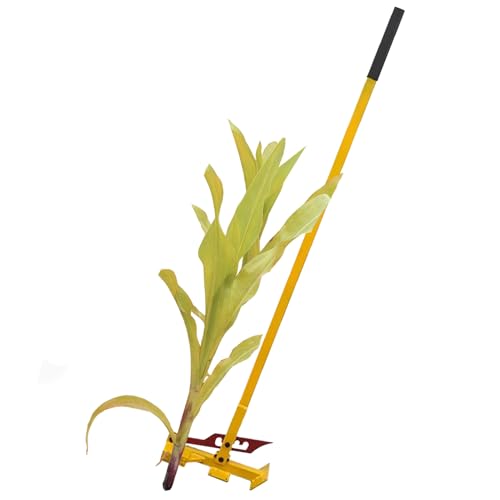 Antourlamm Sapling Puller Tool, 4-Gear Adjustable Jaw Clamping Weeder with Long Handle, Effortless Root Removal Tool for Weed/Seedling, Ideal for Garden Yard Farm