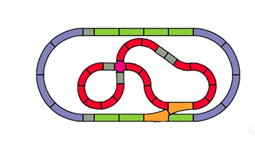 Rokuhan Layout Plan N Complete Track Set 18.1"x8.2