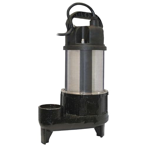 Little Giant WGFP-75, 115V, 3/4 HP, 4890 GPH Water Feature Pump, 19' cord