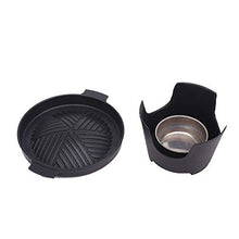 Portable Household Wooden Rack Alcohol Stove Barbecue Grill for 2 People for Indoor Outdoor Kitchen Tool