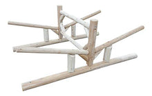Log Kayak Rack Lowest 2-Canoe + 2-Kayak/SU Natural