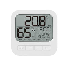 Household Electronic Thermometer Indoor Room Temperature and Humidity Meter Bracket Wall Mounted (OneColor 10 * 10cm)