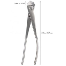 210mm Round Edge Stainless Steel Garden Pruning Shears,Branches Cutter Scissors,Bonsai Tool Tree Plant Cutter