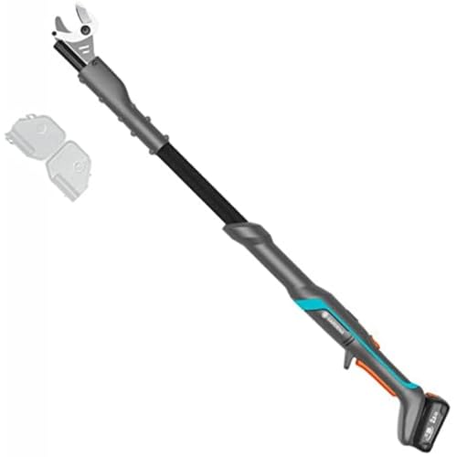 Gardena Ready-To-Use EasyCut 110/18V P4A Battery Operated Pruning Shears: Scissors for Branches up to 2.5 m Height, Ergonomic Grip, Low Weight, Durable Blades (14772-20).