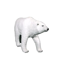 Design Toscano Polar Bear on the Prowl Outdoor Garden Animal Statue, 76 Inch, Resin, Full Color Finish