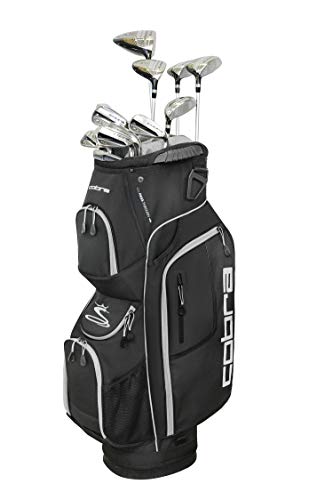 COBRA Golf 2019 XL Speed Complete Set (Men's, Black, Right Hand, Graphite, Senior Flex) Black-Gold