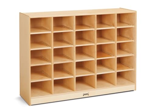 Jonti-Craft 25 Cubbie-Tray Mobile Storage Yellow