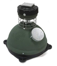 Capsule Game Feeders 1000LB Capacity 360-Degree Broadcast Game Feeder Green