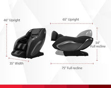 PayLessHere Massage Chair Zero Gravity Chair Recliner Massage Chair with Heating Back, Bluetooth,Foot Roller and Air Massage System for Home Office Spa, Black