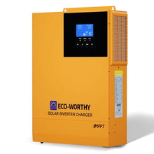 ECO-WORTHY 3500W Pure Sine Wave Solar Inverter Charger,All-in-One 48V Solar Inverter 48V DC-120V AC,80A MPPT Solar Controller,for LiFePO4/Lead Acid Battery,Off-Grid,Home Energy Storage
