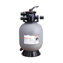 16/19/22/24 Inch Sand Filter with 7-Way Multi-Port Valve&High GPM Flow Rate Above Inground Swimming Pool Sand System，Gray(19inch 45GPM)