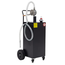 50 Gallon Portable Storage with 2-Way Rotary Transfer, Wheeled Container with Brake Casters for Outdoor Equipment, Vessels & Vehicles