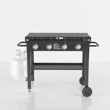 Outdoor Luggage Gas Barbecue Stove With Baking Tray Burner Propane Fuel Iron Plate