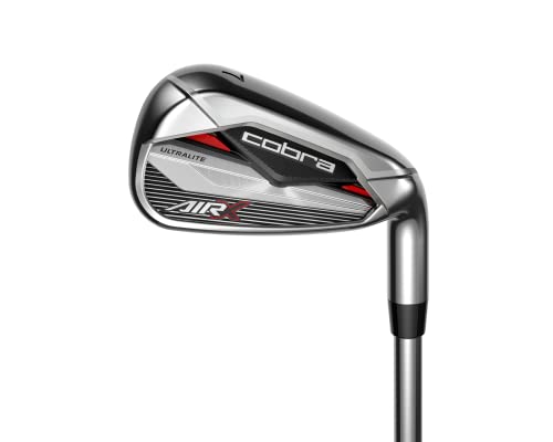 Cobra Golf 2022 Air X Iron Combo Set Men's Right Hand Cobra Ultralite Reg Flex 4-PW Grey-Red