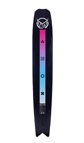 HO Hovercraft Slalom Waterskis Medium W/Stance 110 ARTP Bindings (4-8) Grey/Teal
