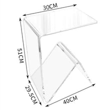 NRFJFOP Acrylic Small Tea Table Ins Wind Sofa Side a Few Nordic Bedside Corner Bedroom