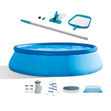 15ft x 42in Portable Round Inflatable Swimming Pool and Maintenance Kit