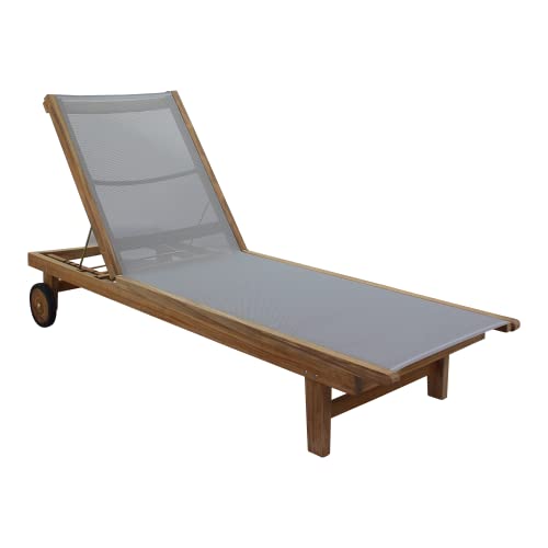Courtyard Casual 5543 Deck Side Collection Chaise Loungers Natural