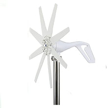 5000W Efficient Wind Turbine Generator, 12V 24V 48V Portable Vertical Wind Power Turbine Generator Kit with Charge Controller (White),12v
