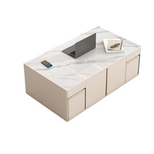 LICONG-2019 Tea Table Intelligent Tea Table Multifunctional Tea Table Lifting Tea Cart, Suitable for Living Rooms and Offices Side Table