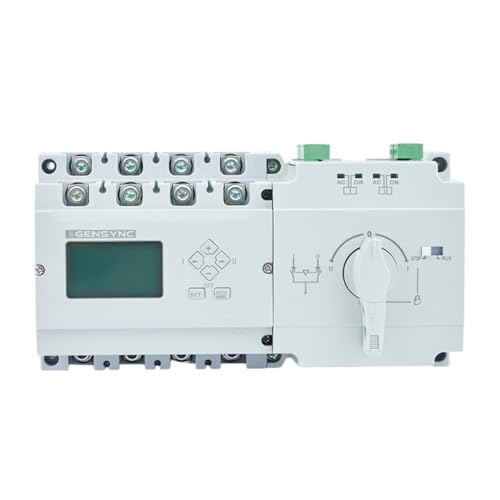 63A 100A 125A ATS Dual Power Automatic Transfer Switch Diesel Generator Parts Electric Control Circuit Breaker S3-125D/4P RS485(125C and Accessory)