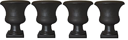 Tusco Products Outdoor Urn 17-Inch Espresso Four Pack