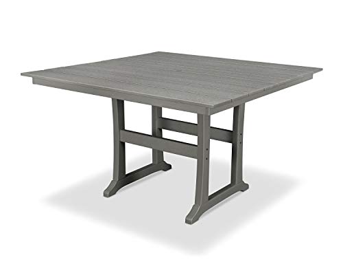 Trex Outdoor Furniture™ Farmhouse Trestle 59" Counter Table in Stepping Stone