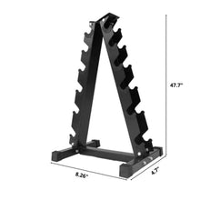 HAJEX Rubber Hex Dumbbell Medium Weight Stack Black