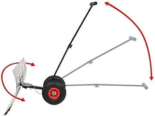 Snow Shovel Manual Snow Pusher with Wheels and Adjustable Handle|Heavy-Duty Snow Shovel for Road Snow Clean Snow Pusher