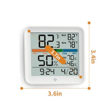 Multi Functional Color Screen Purpose Temperature and Humidity Large Screen Indoor Thermometer (OneColor 3.6in*3.4in)